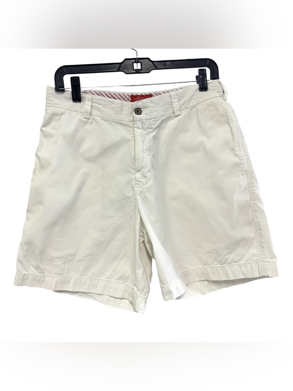 Southern Proper Bluff White Men’s Cotton Shorts  Size 32